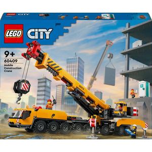 LEGO City Gele mobiele bouwkraan speelgoedset 60409