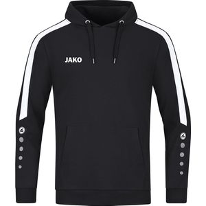 Jako Power Sweater Met Kap Kinderen - Zwart | Maat: 140