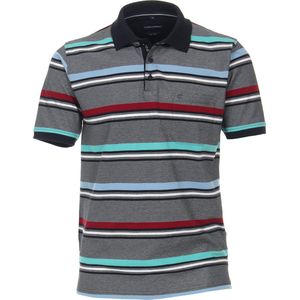 Casa Moda Korte mouw Polo shirt - 933996300 Blauw (Maat: XXXL)