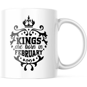 Verjaardag Mok Kings are born in february