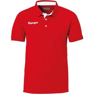 Kempa Prime Polo Shirt Rood Maat S