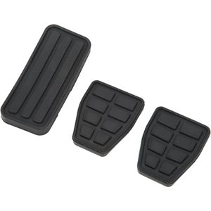Auto Pedaal Pad Kit 3 Stuks Rubberen Pedaal Pad en Rempedaal Pad en Gaspedaal Pad Vervanging voor T4 Transporter 1990 Tot 2003 Autopedalen