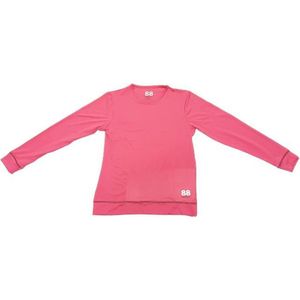 Fitness / Sport  shirt Dames SACHA - Lange mouw - Roze - Maat XL - Nieuwjaar - Afvallen - Gezond - Health