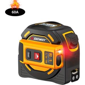 Nivard Laserafstandsmeter - Laser - Afstandsmeter - Afstandmeter - Rangefinder - Digitale Meetlint - Precisiegereedschap - 60 Meter