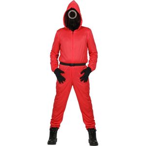 Team Rood Pak Met Masker Cirkel - Maat L