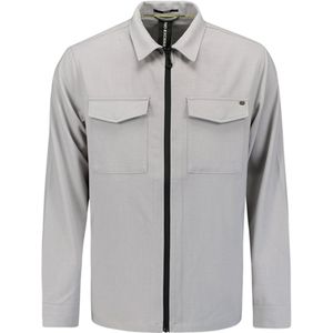 Stretch Overshirt met volledige rits