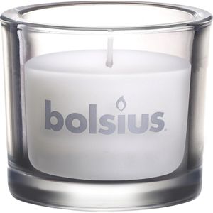 Bolsius Kaars In Glas Chic 9,2 Cm Wax Wit