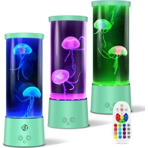 Equivera Jellyfish Lamp - Jellyfish Lavalamp - Jellyfish Nachtlamp - LED - Elektrisch - Nachtlamp - Kinderen en Volwassenen - Cadeau