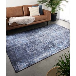 Vintage vloerkleed - Fade Stellar blauw/zilver 140x200 cm