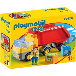 PLAYMOBIL 1.2.3 Kiepwagen - 70126