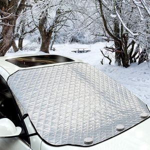 Magnetische voorruitafdekking voor de voorruit, vorstbescherming, zonwering, sneeuwbescherming, windscherm, ijsbescherming, afdekking voor standaard auto (183 x 126 cm)