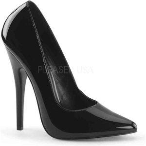 Devious - DOMINA-420 Hoge hakken - Paaldans schoenen - 37 Shoes - Zwart
