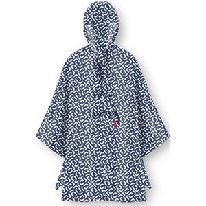 Reisenthel Mini Maxi Poncho Regenponcho - Opvouwbaar - Signature Navy Blauw