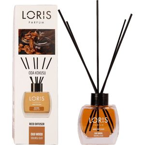 Loris Parfum - Geurstokjes - Huisgeur - Huisparfum - Oud Wood - 120ml