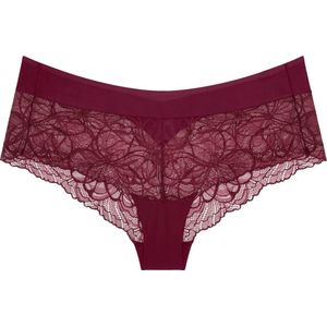 Triumph Body Make-Up Illusion Lace Shorty Dames Onderbroek - Rood - Maat 46