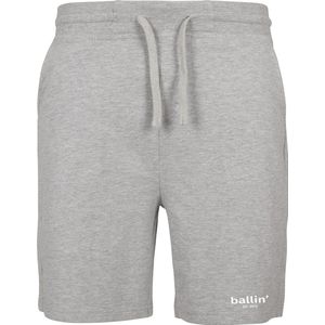 Heren Shorts met Ballin Est. 2013 Small Logo Jogging Short Print - Grijs - Maat XXL