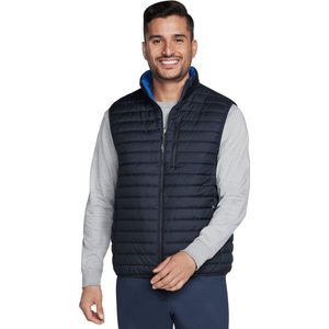Skechers GO Shield Altitude Reversible Vest, Mannen, Zwart, Mouwloos, maat: M
