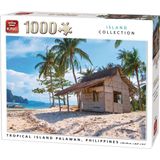 King Puzzel 1000 Stukjes (68 x 49 cm) - Palawan Filipijnen - Legpuzzel Tropisch Eiland