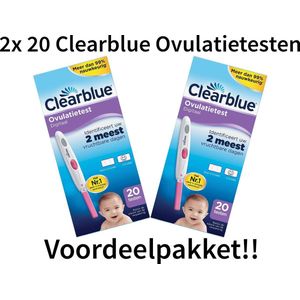 Clearblue Digital Ovulatietest - 2 Dozen 40 stuks - Voordeelverpakking