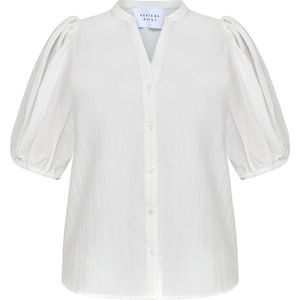 SISTERS POINT Varia-ss.sh Dames Blouse - Off White - Maat L