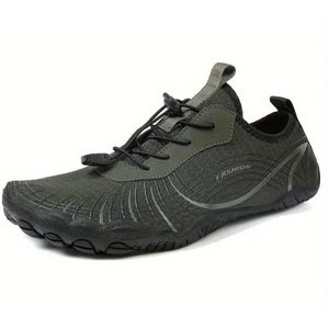 Nivard Barefoot Schoenen - Waterschoenen - Aquashoes - Afzwemschoenen - Zwemles - Dames & Heren - Fitness - Sportschoenen - Legergroen - Maat 45