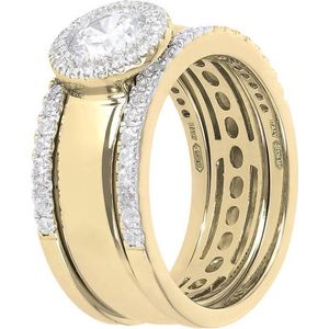 Bronzallure Altissima set 3 ringen Brons 56