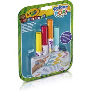 Crayola - Mini Kids - Hobbypakket - Colorpop Stiften Voor Kinderen - Afwasbare Kleurmat Navulling