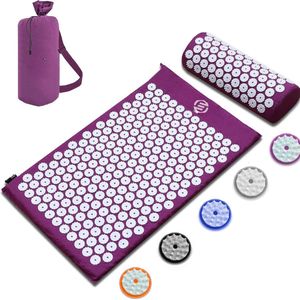 Equivera Spijkermat - Spijkermat - Spijkerbed - Acupunctuur Kussen - Acupressuur Mat