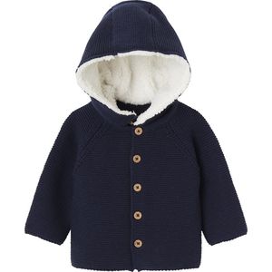 Vertbaudet Baby vest + afneembare capuchon met sherpa voering