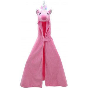 Puppet Company | Animal Capes | Dierencape Unicorn / Eenhoorn + Felicitatiekaart | Lief, stoer en aparte knuffels | Kwaliteitsproduct