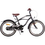 Volare Black Cruiser Kinderfiets - Jongens - 18 inch - Zwart - 95% afgemonteerd