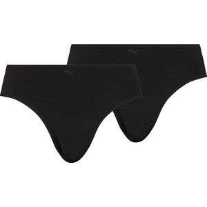 PUMA BRIEF - 2 stuks - Sportondergoed Dames - Maat One Size - Slip - Dames Ondergoed - Zwart