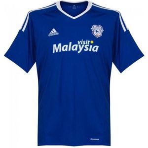 Adidas Cardiff City Thuisshirt - Maat L - Kleur Blauw