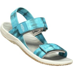 Keen jr elle backstrap sea mosse-fjord blue children's sandals, 24