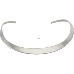 Behave – Ketting - Zilveren Spang – Massief 925 Sterling Zilver – Hand gesmeed