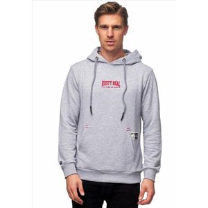 Rusty Neal - Heren Sweatshirt - Grijs - Hoodie - Italianstyle