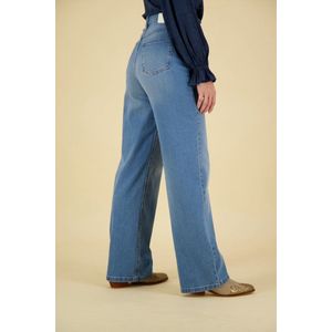 Opus - Jeans Miberta Blauw - Vrouwen - Maat W38 X L32