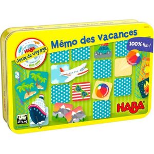 Haba Reisspel Vakantiememo Junior Metaal (fr)