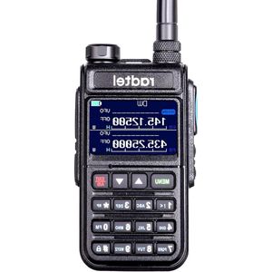 Walkie Talkie Dual Band Ham Radio Kleur LCD met Air Band Ontvangst en Kanaalnaam - FM Radio - VOX - RT-890.