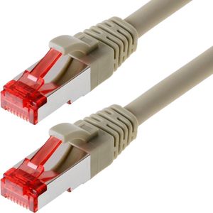 Helos Cat 6 S/FTP 20 m netwerkkabel Grijs Cat6
