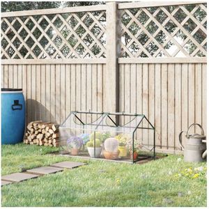 Vrees bewaker met raam PVC Greenhouse Tomatenhuis vroege bed 120 x 60 x 60 cm transparant