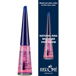 Herome Natural Nail Whitener Pink Glow Nagelverzorging - Camoufleert Verkleuringen - 1 Step French Manicure - 10ml