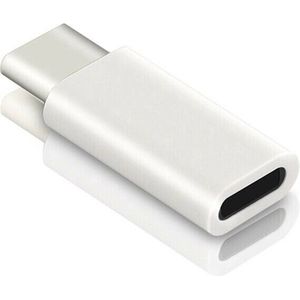 New Age Devi - Lightning naar Usb C Adapter - Mini Adapter voor Lightning naar Usb C - Niet geschikt voor koptelefoon