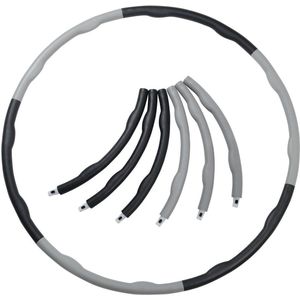 Weight Hoop Original - Fitness hoelahoep  - 1.8 kg - Ø 100 cm - Zwart/Grijs