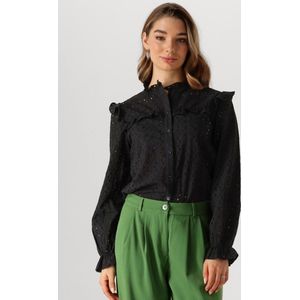 Ydence Blouse Mila Dames - Jurken - Zwart - Maat L