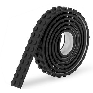 Sinji Play Stick & Brick - Flexibel Speelgoedtape - Lego Tape - Zwart