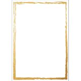 Sigel designpapier - A4 - golden frame - tweezijdig - 200gr - 50 vel - SI-DP614