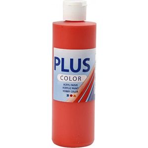 Plus Color Acrylverf - Verf - 250 ml - Brilliant Red