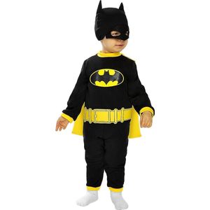 FUNIDELIA Batman Kostuum voor baby - Maat: 81 - 92 cm - Zwart