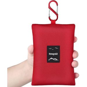 Pocket Picnic Blanket Lightweight Portable Beach Picnic Blanket with Carabiner for Camping and Hiking - 210x200cm Black
